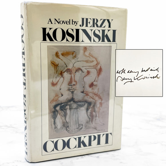 Cockpit by Jerzy Kosiński SIGNED! [FIRST EDITION] 1975 • Houghton Mifflin