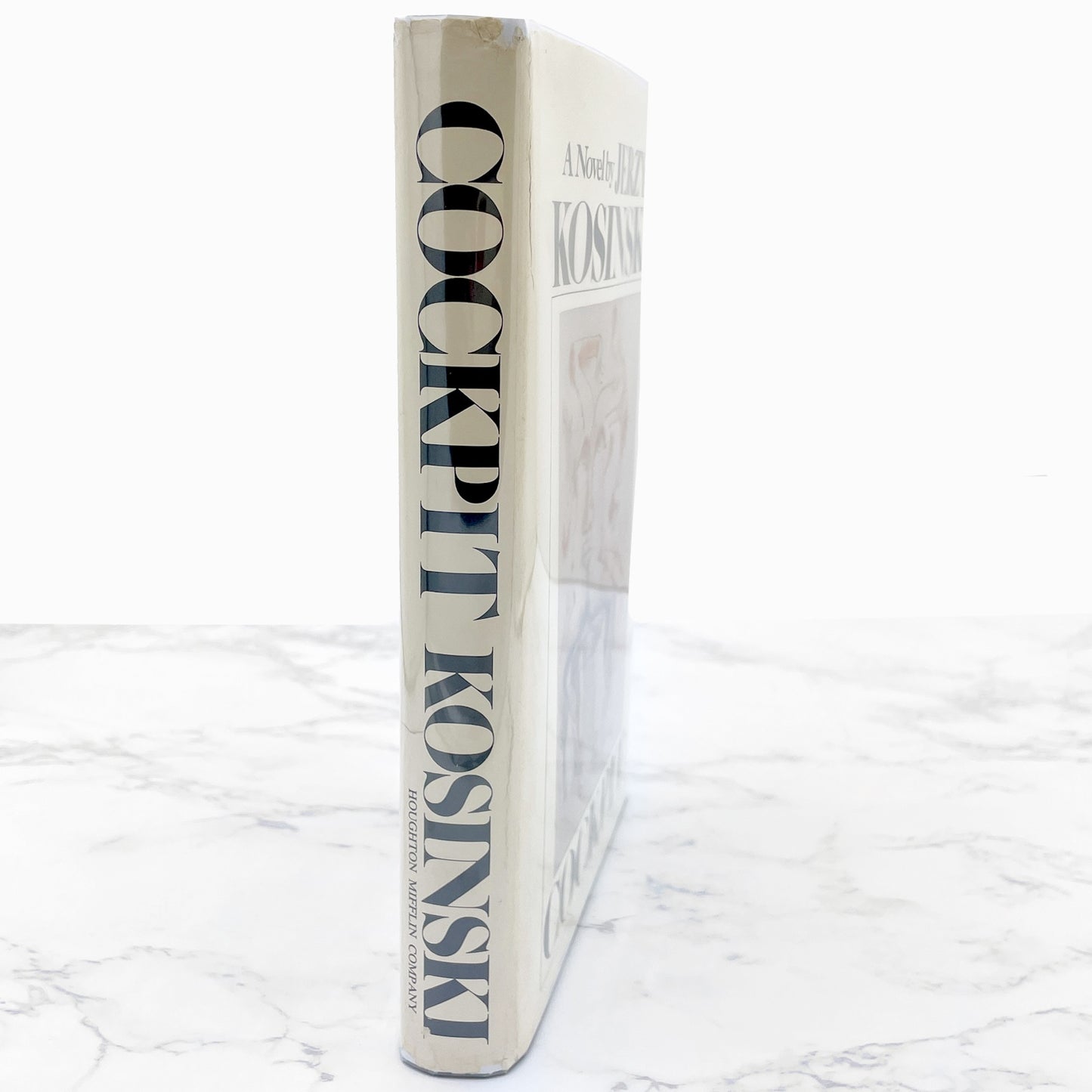 Cockpit by Jerzy Kosiński SIGNED! [FIRST EDITION] 1975 • Houghton Mifflin