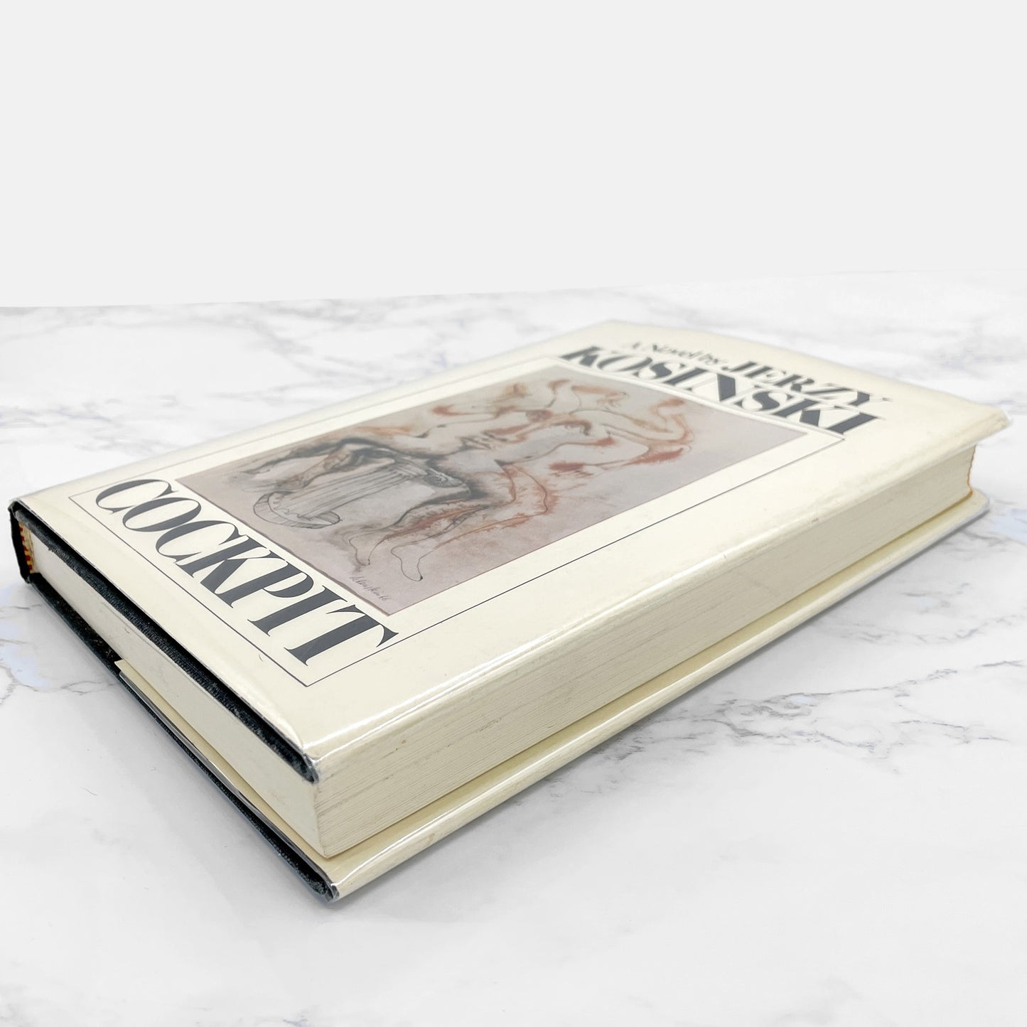 Cockpit by Jerzy Kosiński SIGNED! [FIRST EDITION] 1975 • Houghton Mifflin