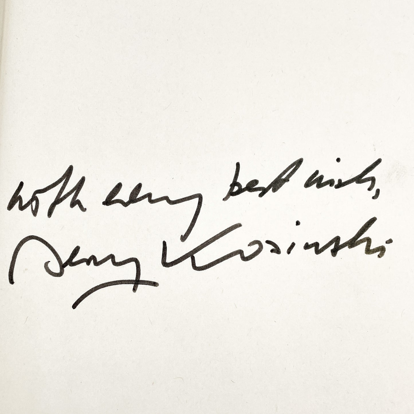 Cockpit by Jerzy Kosiński SIGNED! [FIRST EDITION] 1975 • Houghton Mifflin