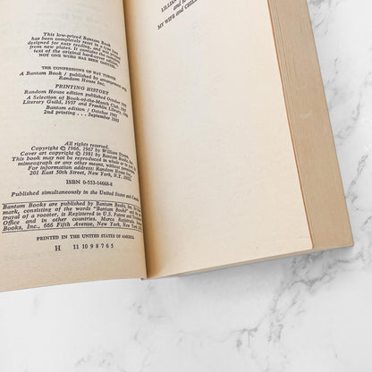 The Confessions of Nat Turner by William Styron [1983 PAPERBACK] Bantam