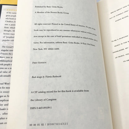 The Cornel West Reader by Cornel West [FIRST EDITION • FIRST PRINTING] 1999