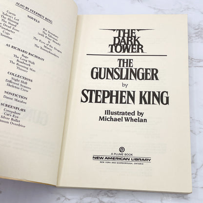 The Dark Tower I: The Gunslinger by Stephen King [TRADE PAPERBACK] BCE • 1988 • Plume