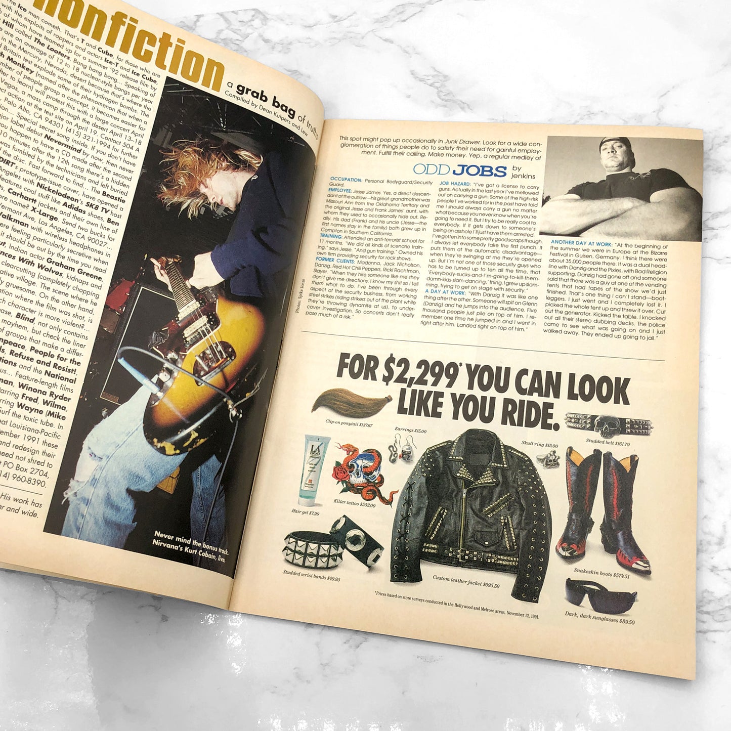 DIRT Magazine [ISSUE #1 • 1992] • Created by Spike Jonze • Crispin Glover / Billy Corgan / Kim Deal