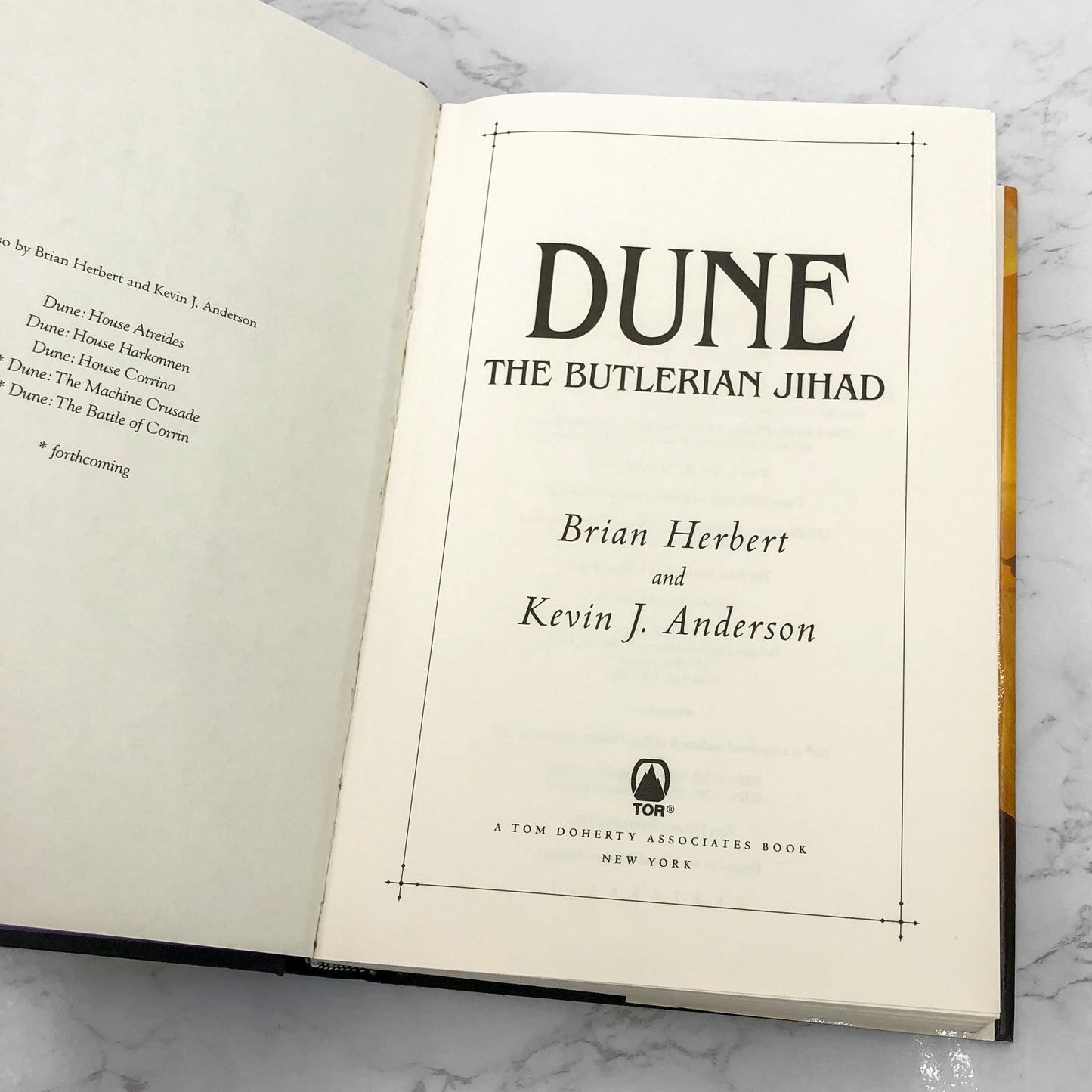 DUNE: The Butlerian Jihad by Brian Herbert & Kevin J. Anderson [FIRST EDITION • FIRST PRINTING] 2002