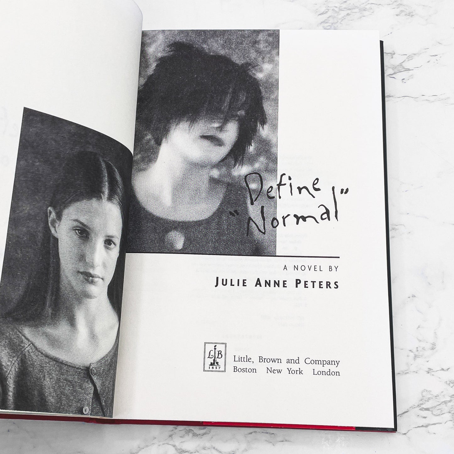 Define "Normal" by Julie Anne Peters SIGNED! [FIRST EDITION] 2000 • Little Brown