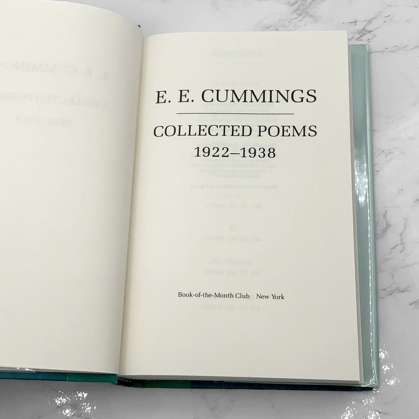 Collected Poems by E.E. Cummings [1990 HARDCOVER OMNIBUS] • Book of-the Month Club