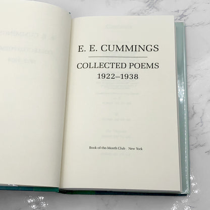 Collected Poems by E.E. Cummings [1990 HARDCOVER OMNIBUS] • Book of-the Month Club