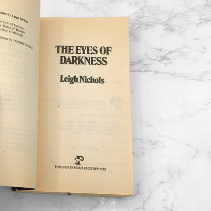 The Eyes of Darkness by Leigh Nichols aka Dean Koontz [FIRST EDITION PAPERBACK] 1981 • Pocket