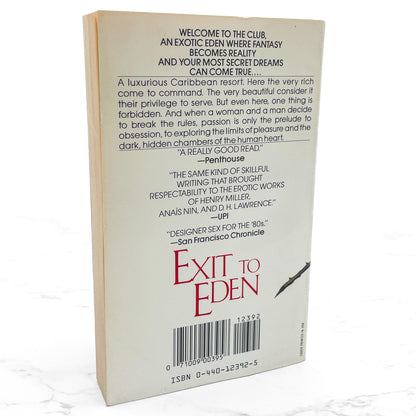 Exit to Eden by Anne Rampling 'aka' Anne Rice [FIRST PAPERBACK PRINTING] 1986 • Dell