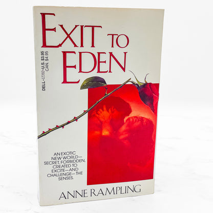 Exit to Eden by Anne Rampling 'aka' Anne Rice [FIRST PAPERBACK PRINTING] 1986 • Dell