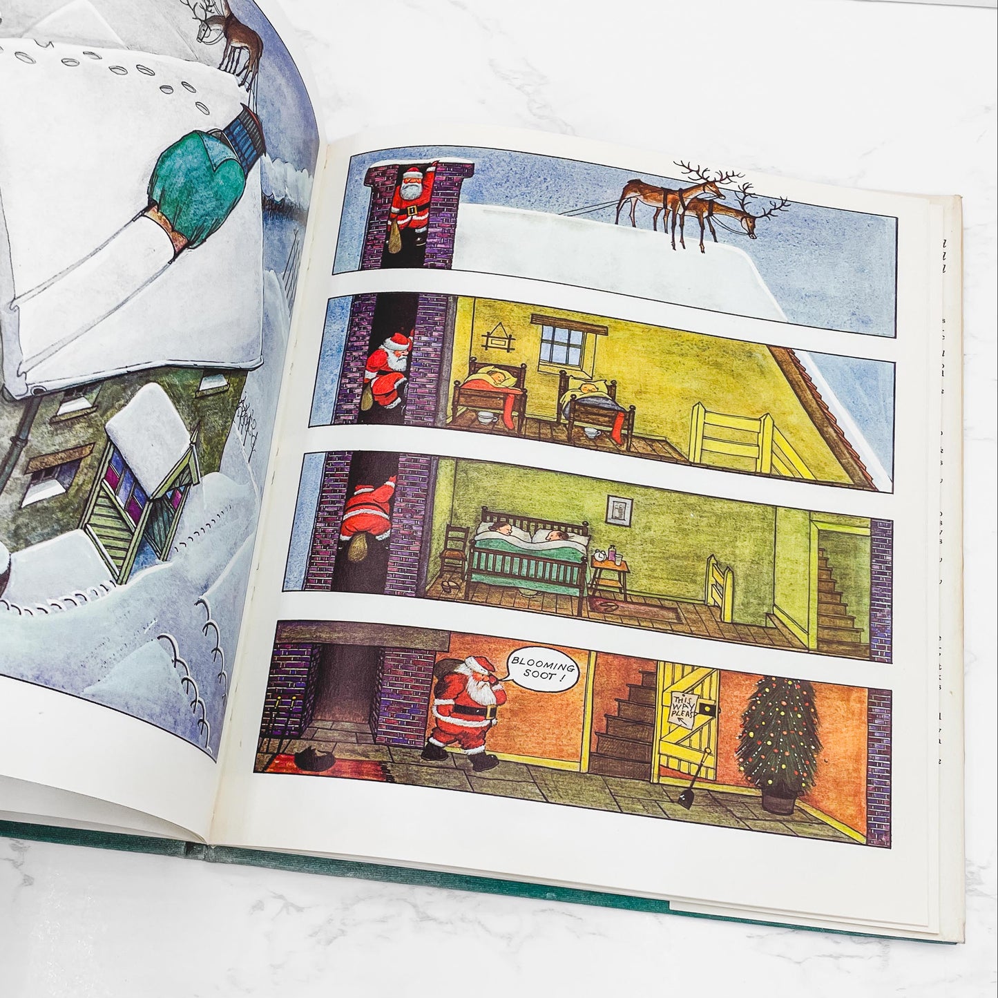 Father Christmas by Raymond Briggs [U.S. FIRST EDITION • FIRST PRINTING] 1973 • Coward McCann Geoghegan