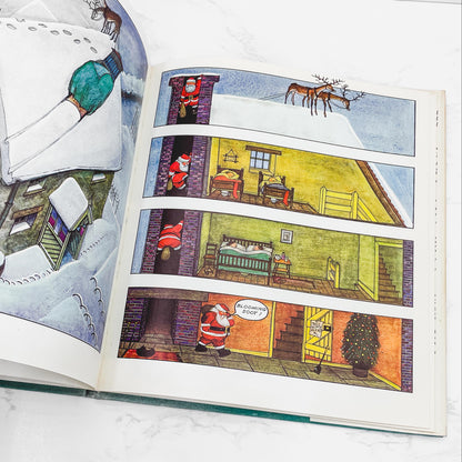 Father Christmas by Raymond Briggs [U.S. FIRST EDITION • FIRST PRINTING] 1973 • Coward McCann Geoghegan