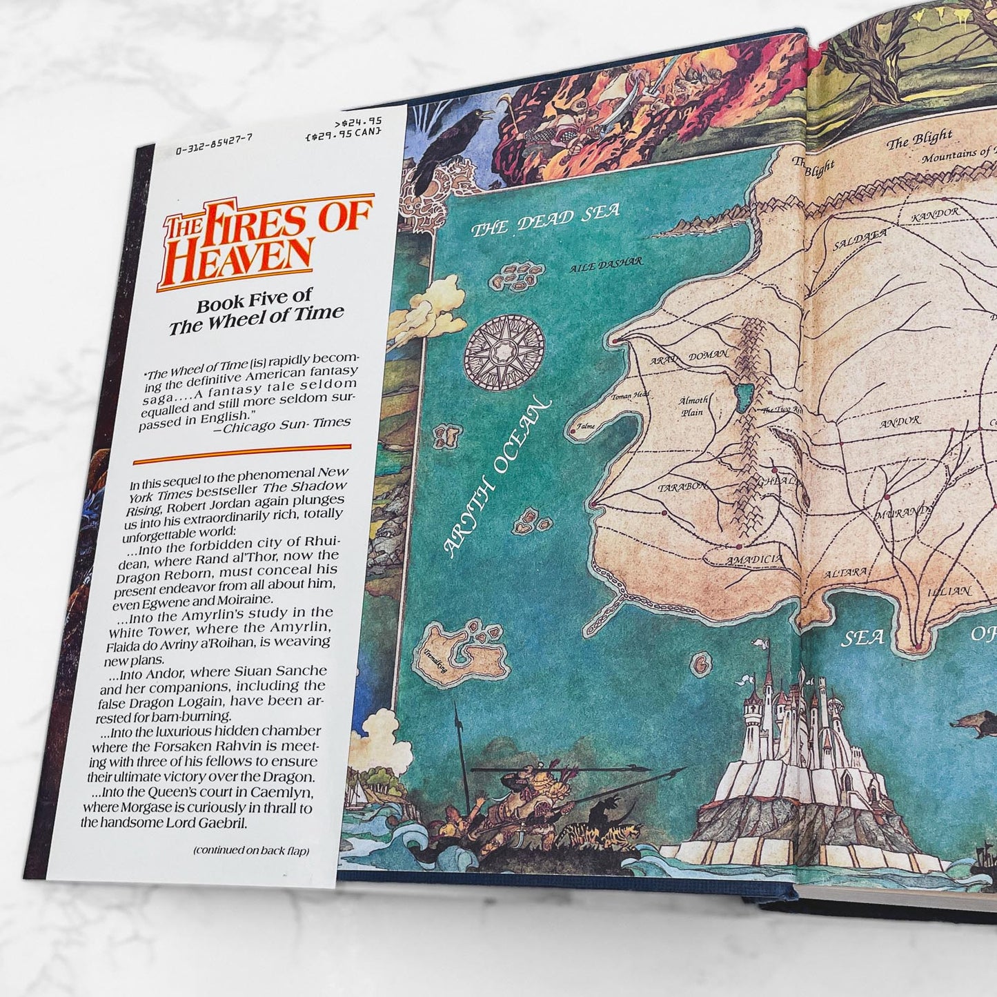 The Fires of Heaven by Robert Jordan [FIRST EDITION • FIRST PRINTING] 1993 • The Wheel of Time #5