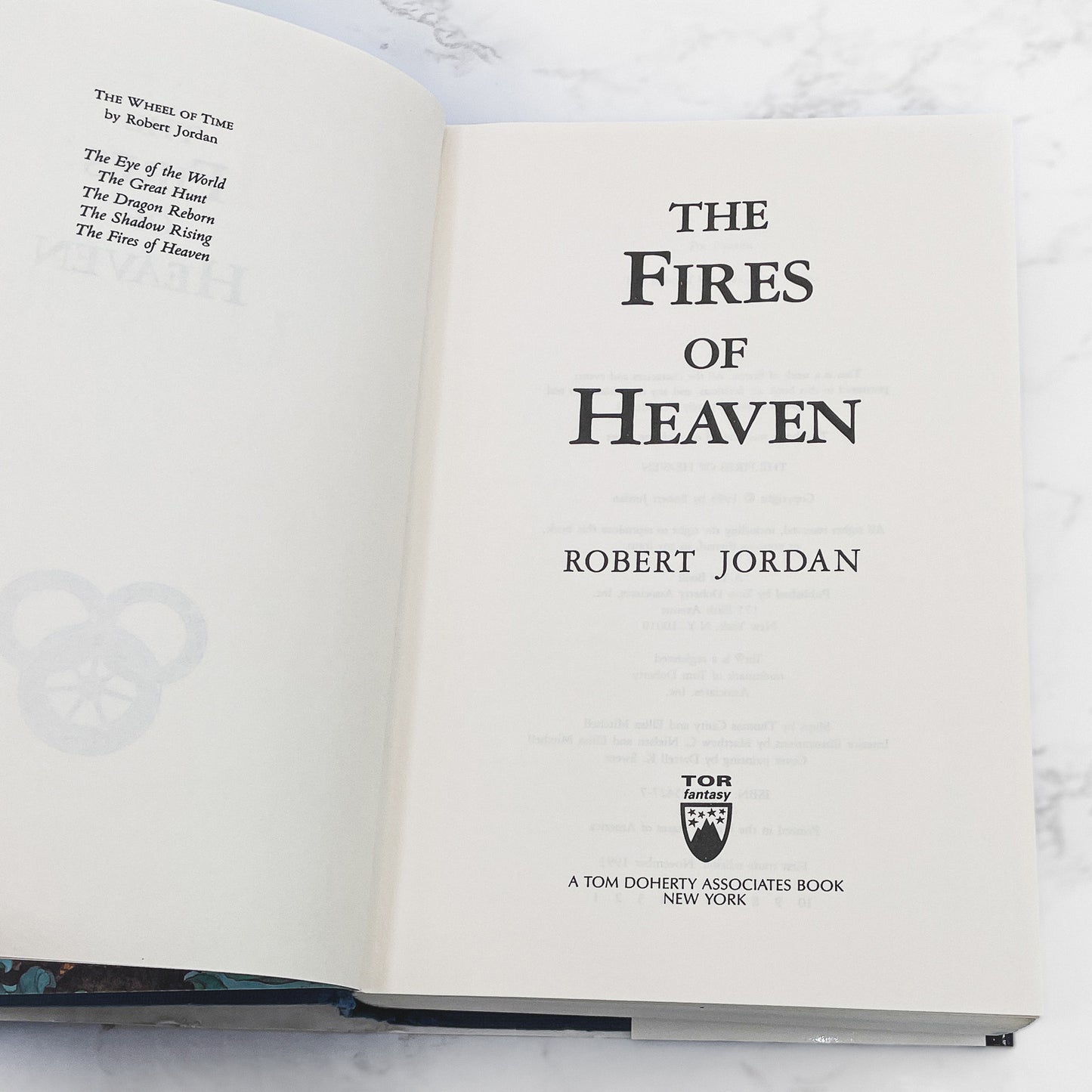 The Fires of Heaven by Robert Jordan [FIRST EDITION • FIRST PRINTING] 1993 • The Wheel of Time #5