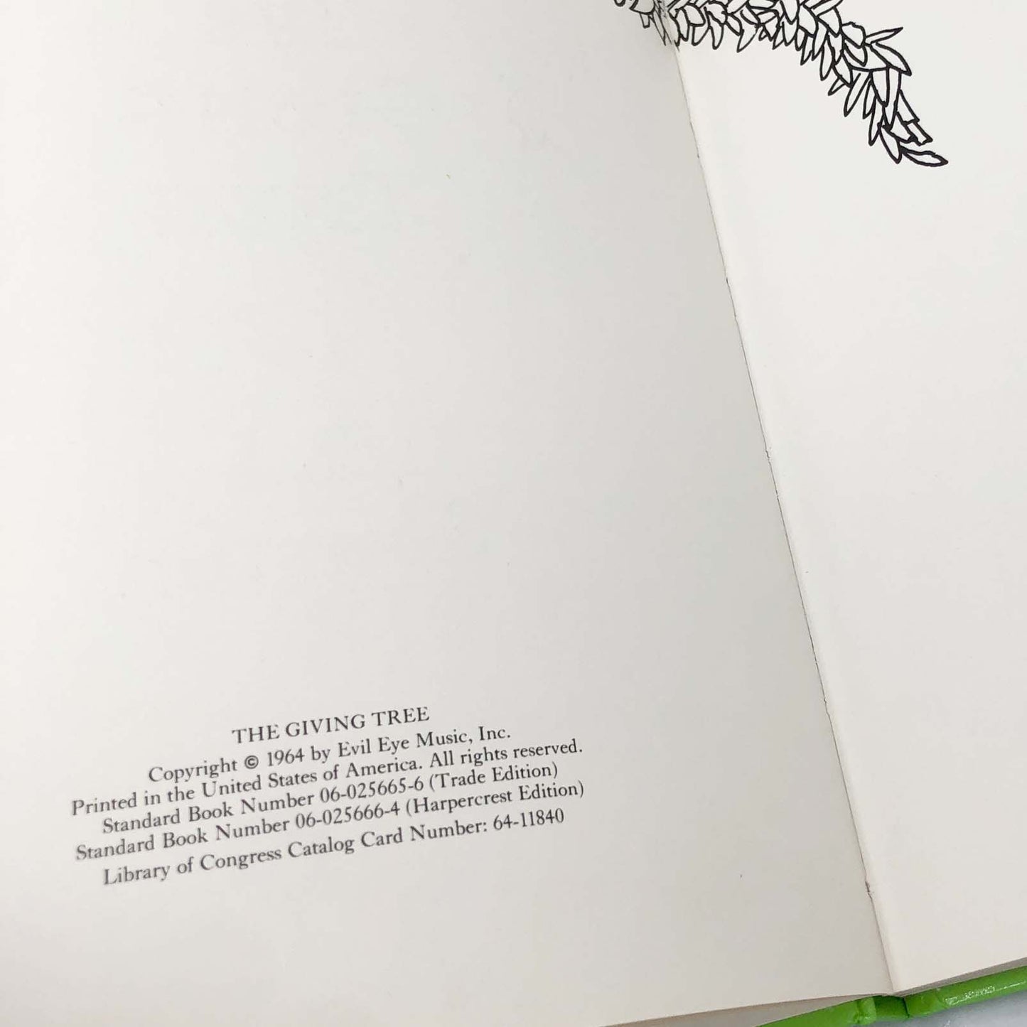 The Giving Tree by Shel Silverstein [FIRST EDITION] 1966 • 70's Printing • Harper & Row