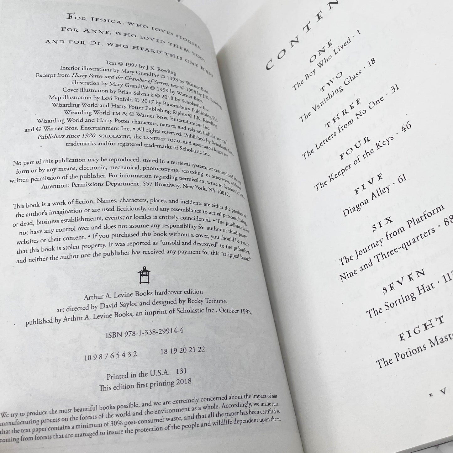 Harry Potter and the Sorcerer's Stone by J.K. Rowling [20th ANNIVERSAY TRADE PAPERBACK] • Scholastic