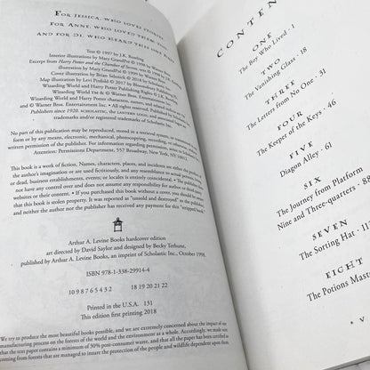 Harry Potter and the Sorcerer's Stone by J.K. Rowling [20th ANNIVERSAY TRADE PAPERBACK] • Scholastic