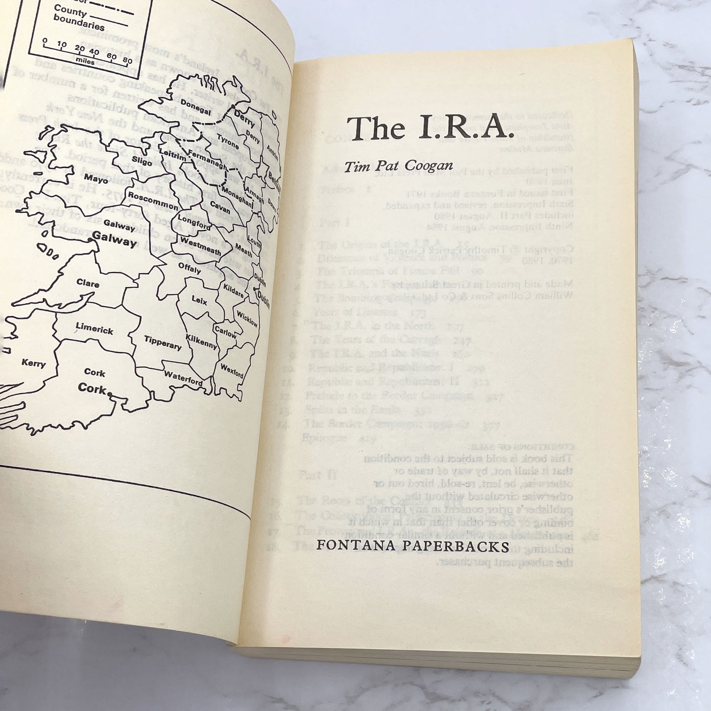 The IRA by Tim Pat Coogan [UPDATED U.K. PAPERBACK] 1984 • A Fontana Original
