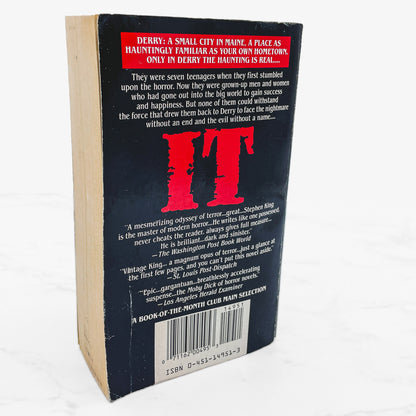 IT by Stephen King [FIRST PAPERBACK PRINTING] 1987 • Signet