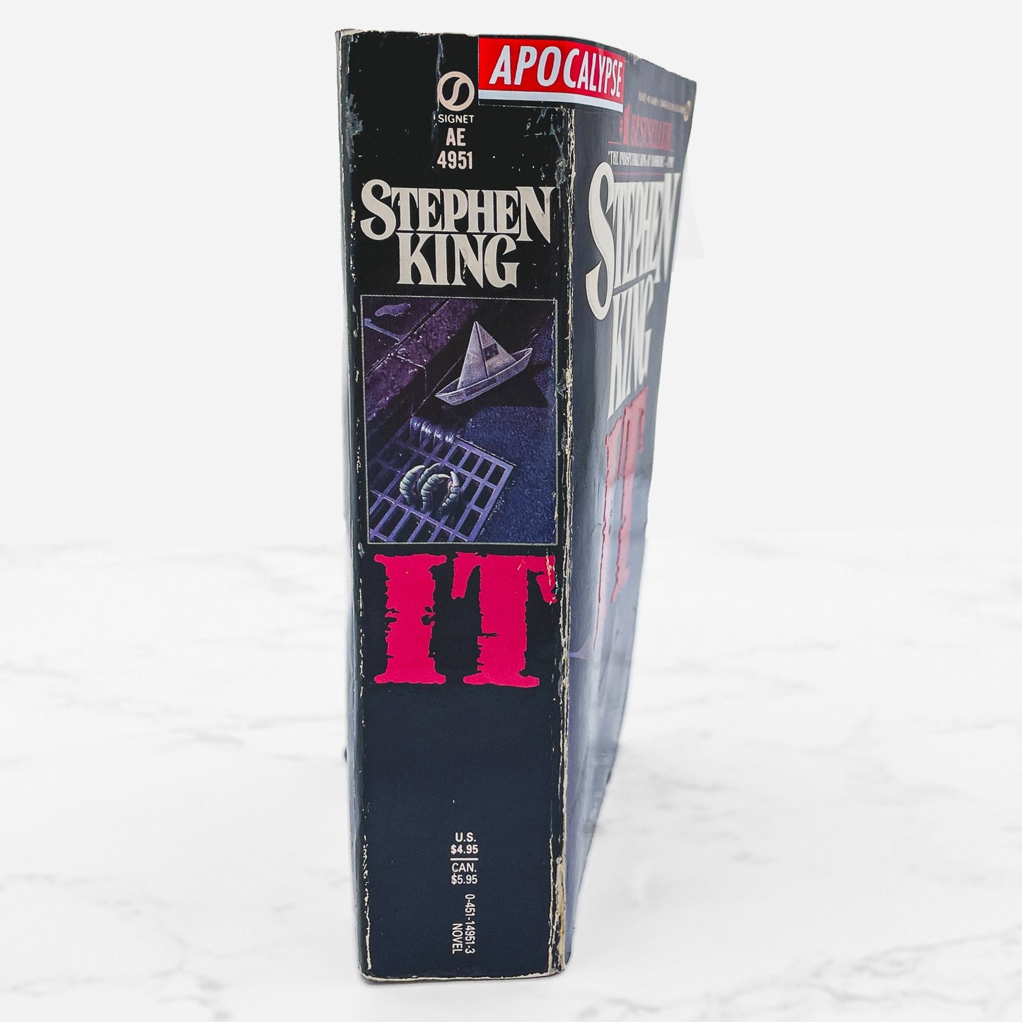 IT by Stephen King [FIRST PAPERBACK PRINTING] 1987 • Signet