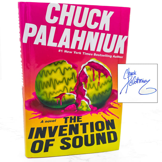 The Invention of Sound by Chuck Palahniuk SIGNED! [FIRST EDITION • FIRST PRINTING] 2020