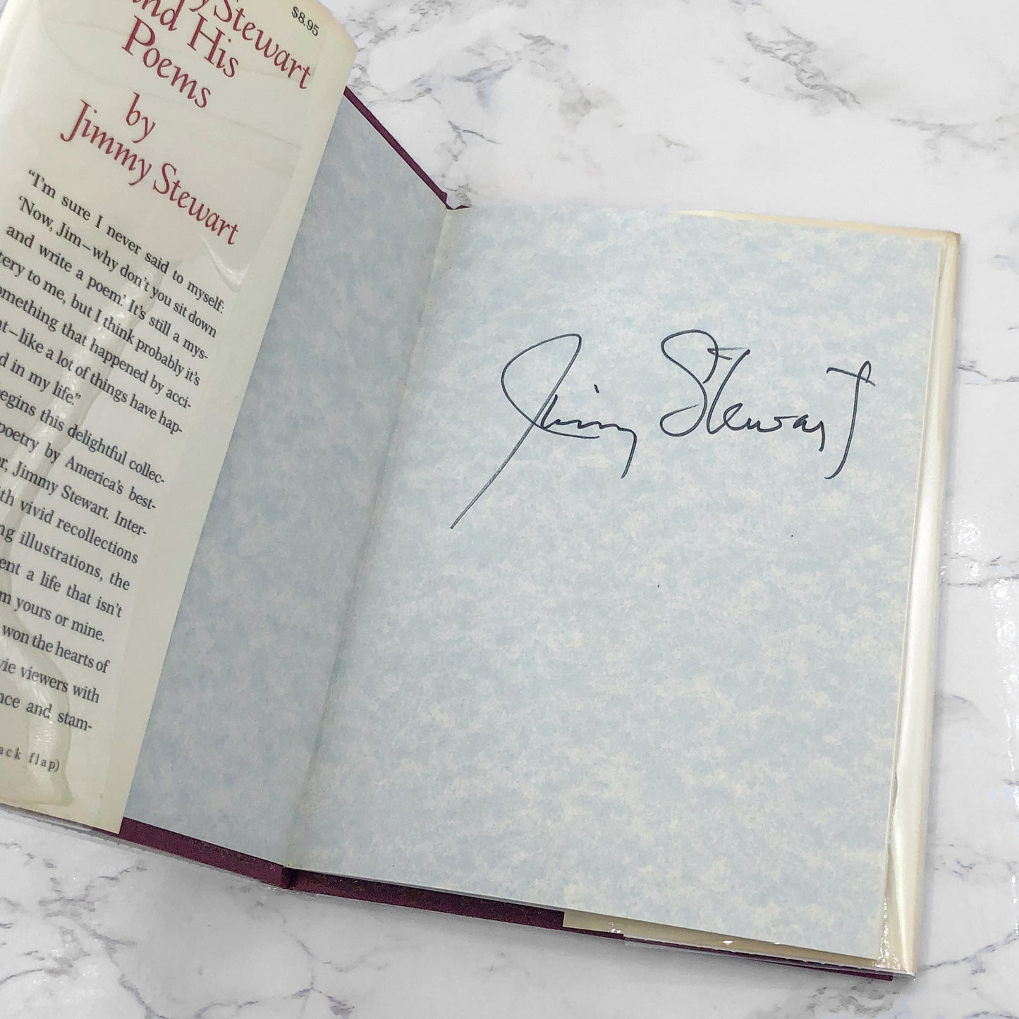 Jimmy Stewart and His Poems by James "Jimmy" Stewart SIGNED! [FIRST EDITION • FIRST PRINTING] 1989 • Crown