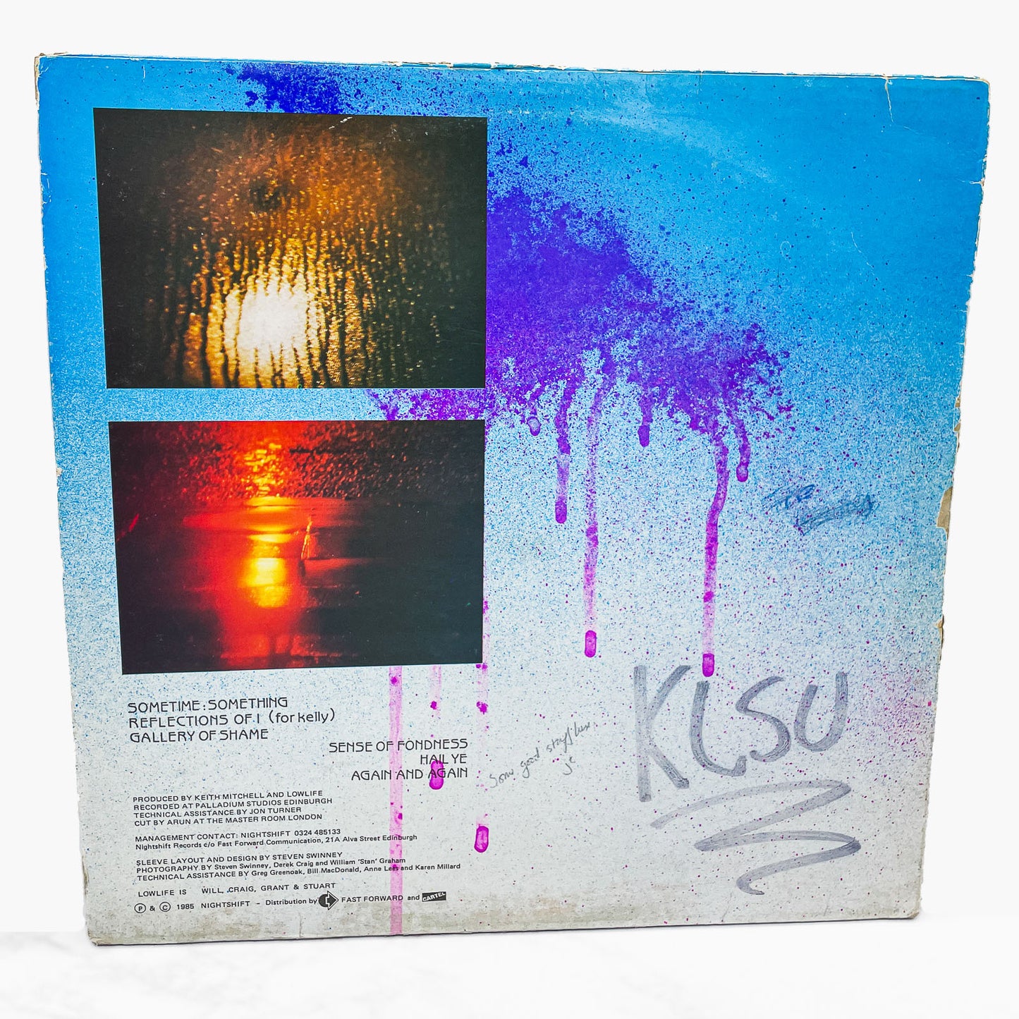Lowlife ‎– Rain [VINYL MINI LP] 1985 • Original Pressing! • Nightshift U.K.