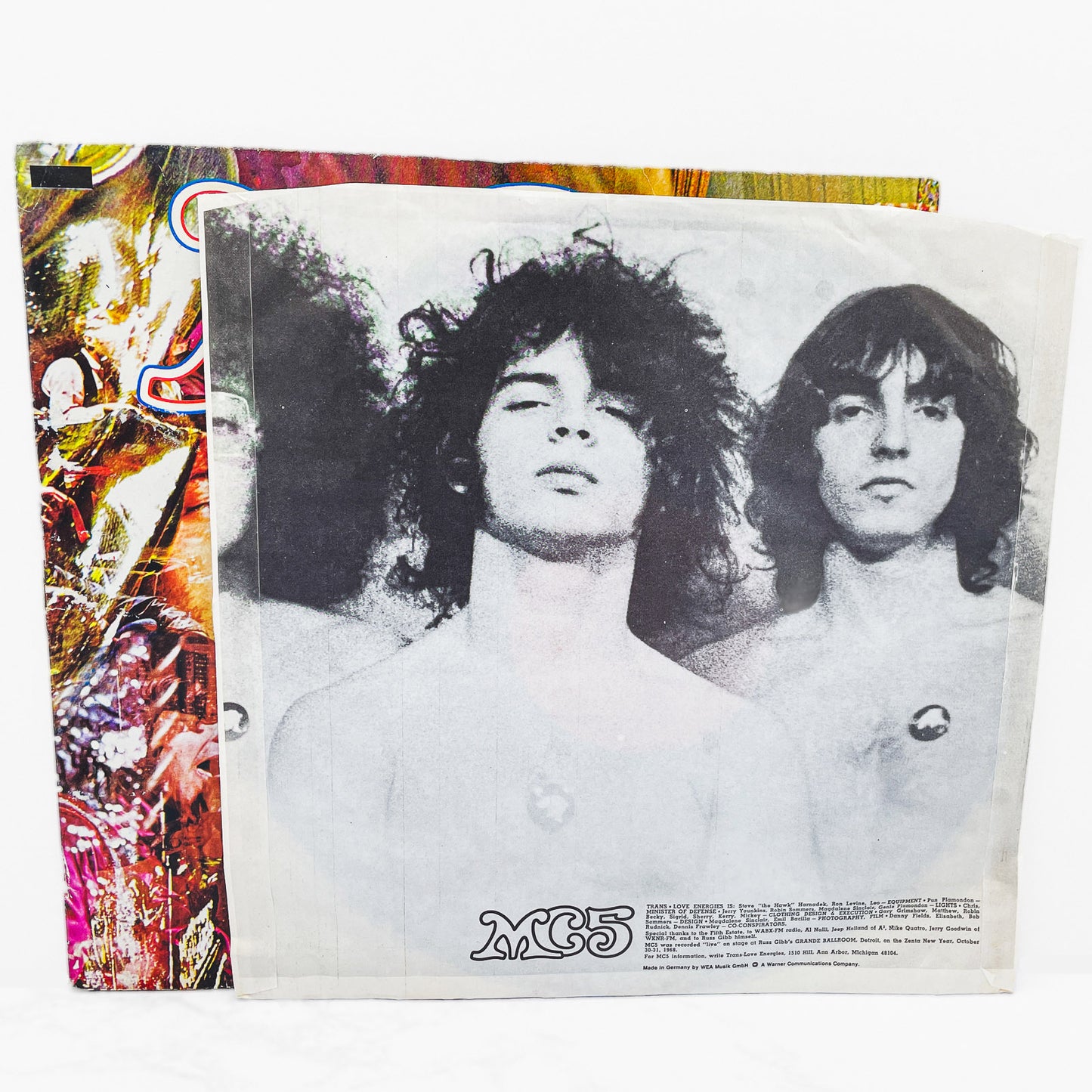 MC5 – Kick Out The Jams [VINYL LP] 70's German Re-issue • Elektra • "Censored"