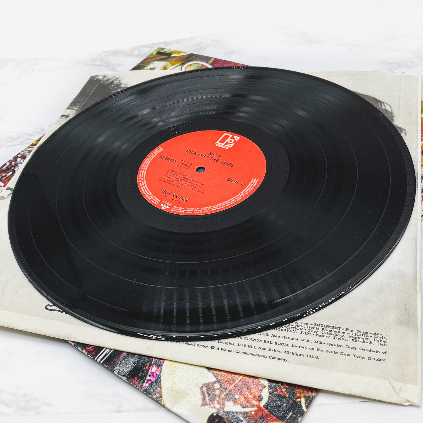 MC5 – Kick Out The Jams [VINYL LP] 70's German Re-issue • Elektra • "Censored"
