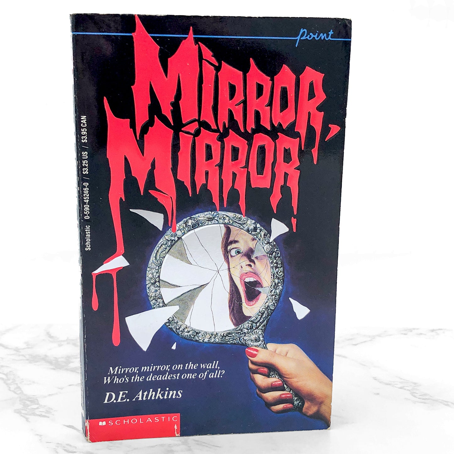 Mirror, Mirror by D.E. Athkins [FIRST EDITION PAPERBACK] 1992 • Point Horror #12