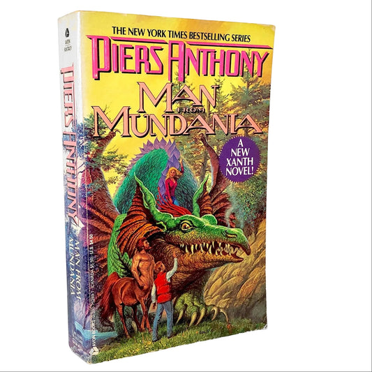 Man From Mundania by Piers Anthony [FIRST PAPERBACK PRINTING] 1989 • Xanth #12