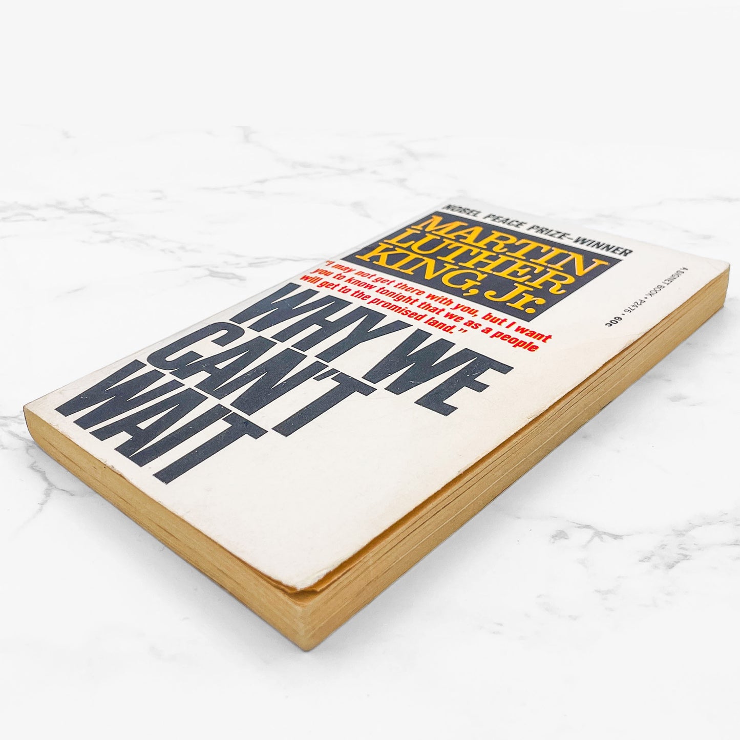 Why We Can't Wait by Martin Luther King Jr. [FIRST PAPERBACK EDITION] 1964 • Signet