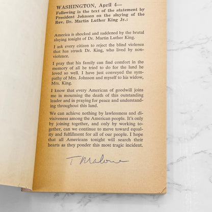 Why We Can't Wait by Martin Luther King Jr. [FIRST PAPERBACK EDITION] 1964 • Signet