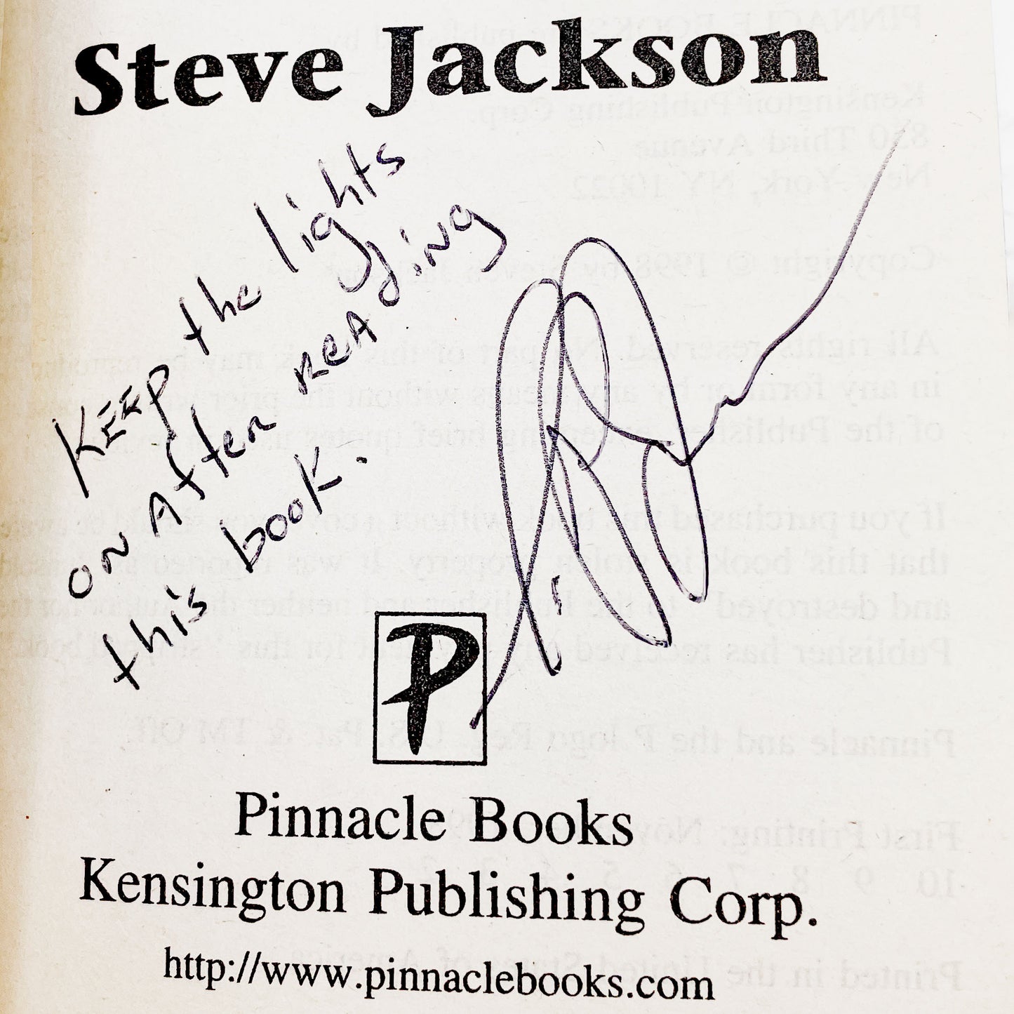 Monster by Steve Jackson SIGNED! [FIRST EDITION] 1998 • Pinnacle True Crime