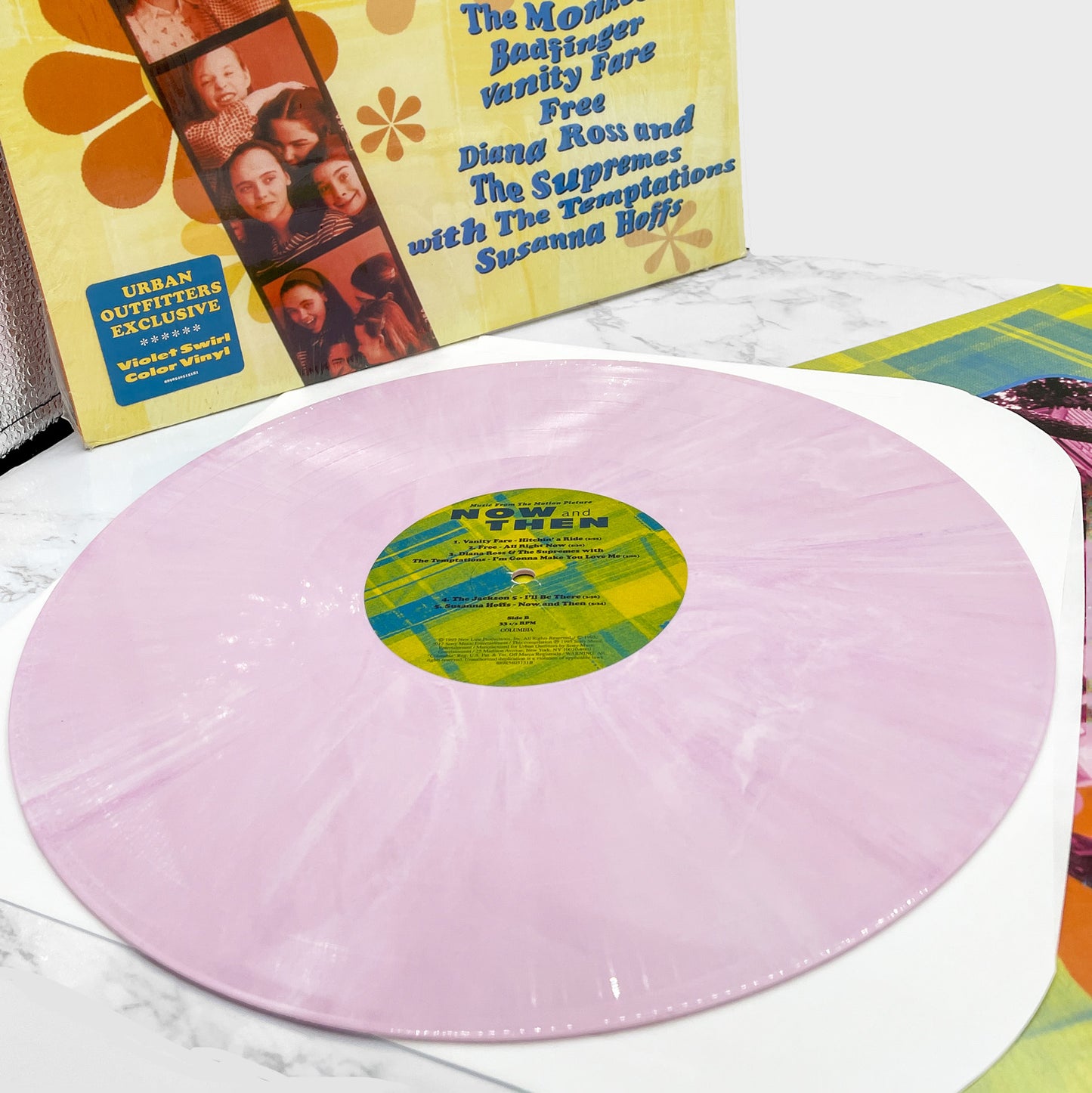 Now And Then - Music From The Motion Picture Soundtrack [VINYL LP] 2017 • First Press • Violet Swirl