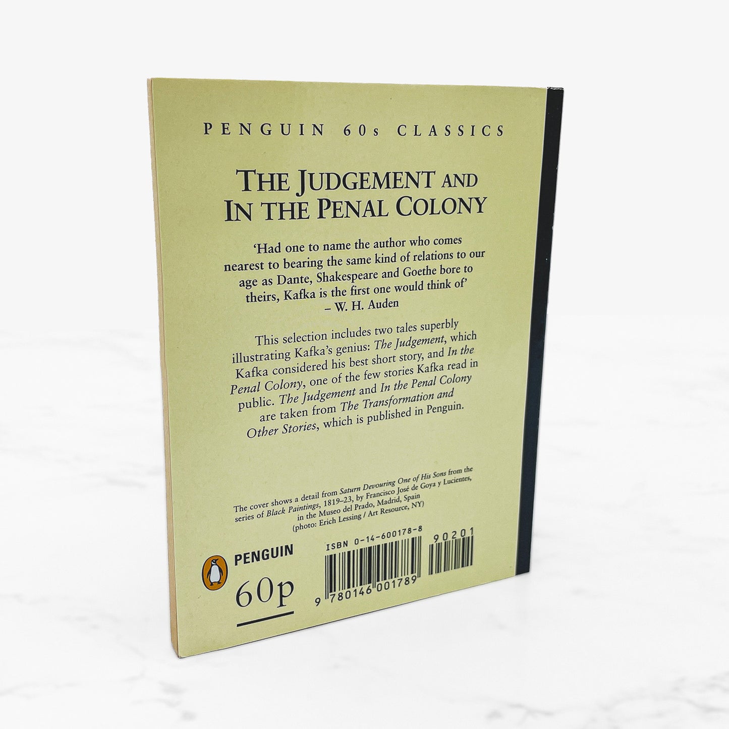 The Judgement & In the Penal Colony by Franz Kafka [U.K MINIATURE PAPERBACK] 1995 • Penguin Classics