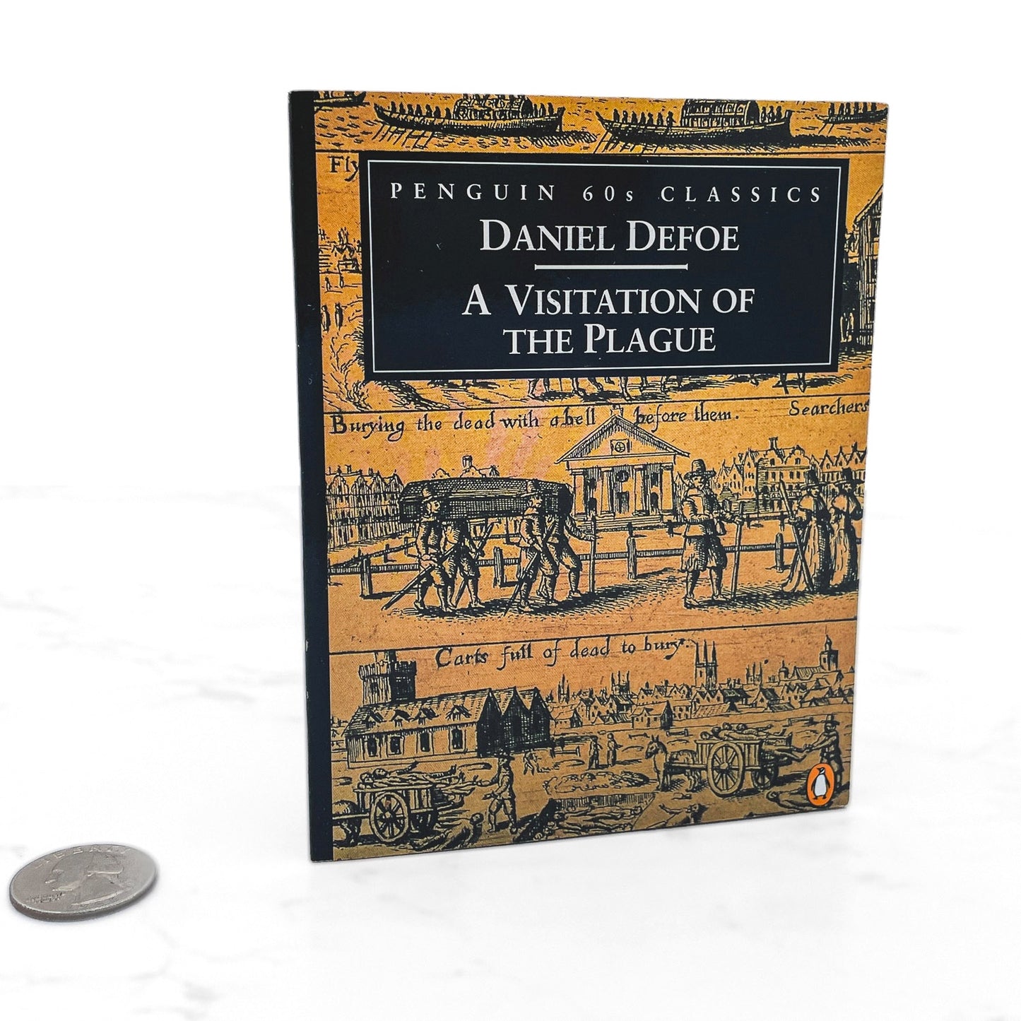 A Visitation of the Plague by Daniel Defoe [U.K MINIATURE PAPERBACK] 1995 • Penguin Classics