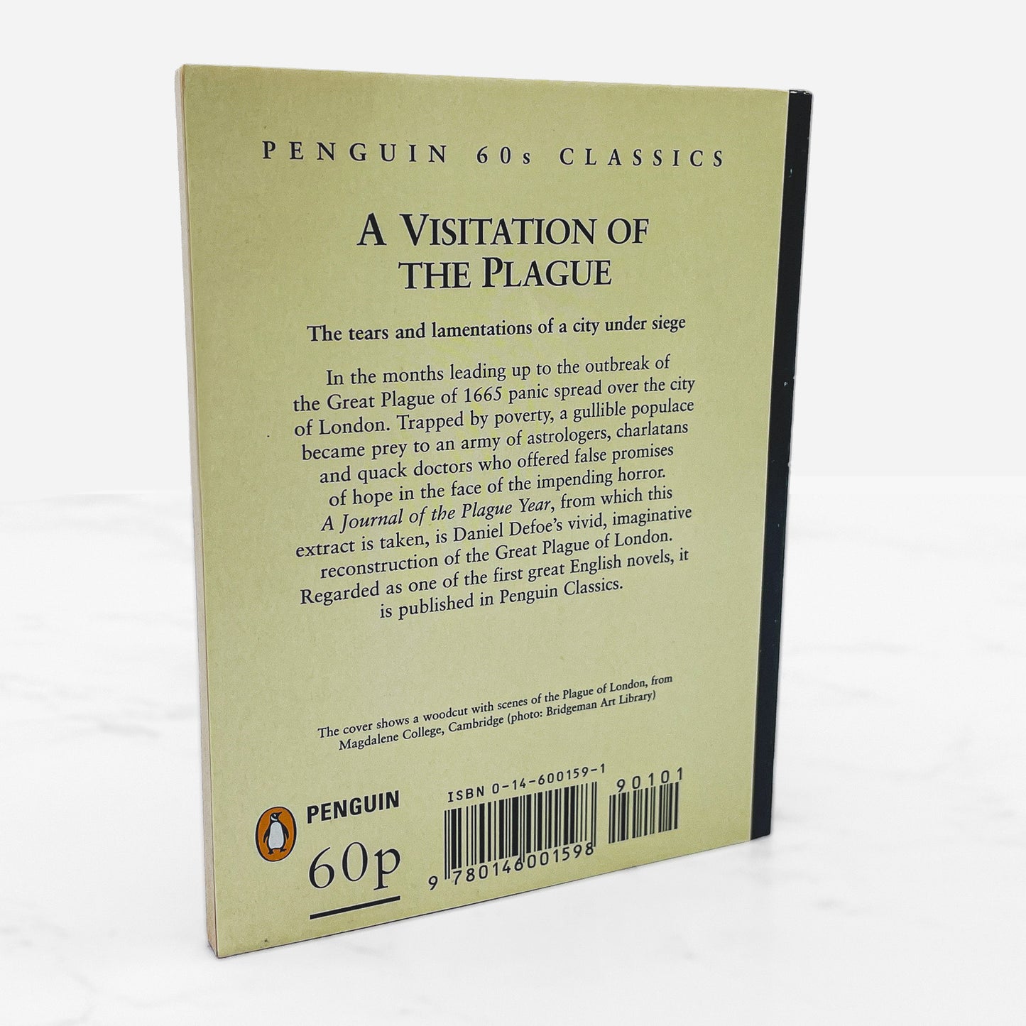 A Visitation of the Plague by Daniel Defoe [U.K MINIATURE PAPERBACK] 1995 • Penguin Classics