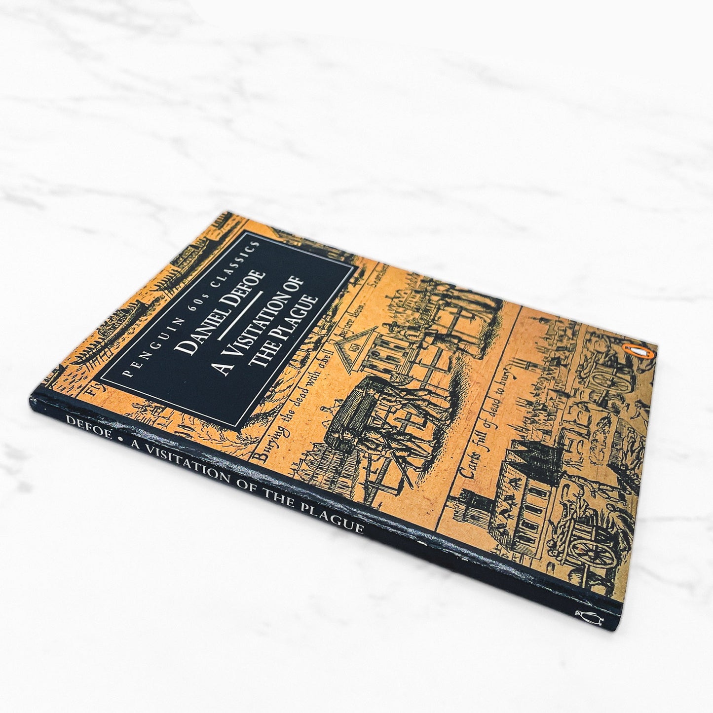 A Visitation of the Plague by Daniel Defoe [U.K MINIATURE PAPERBACK] 1995 • Penguin Classics