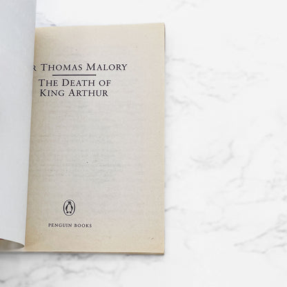 The Death of King Arthur by Sir Thomas Malory [U.K MINIATURE PAPERBACK] 1995 • Penguin Classics