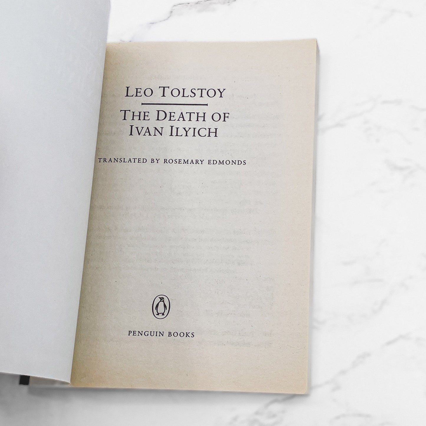 The Death of Ivan Ilyich by Leo Tolstoy [U.K MINIATURE PAPERBACK] 1995 • Penguin Classics