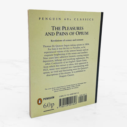The Pleasures and Pains of Opium by Thomas de Quincey [U.K MINIATURE PAPERBACK] 1995 • Penguin Classics