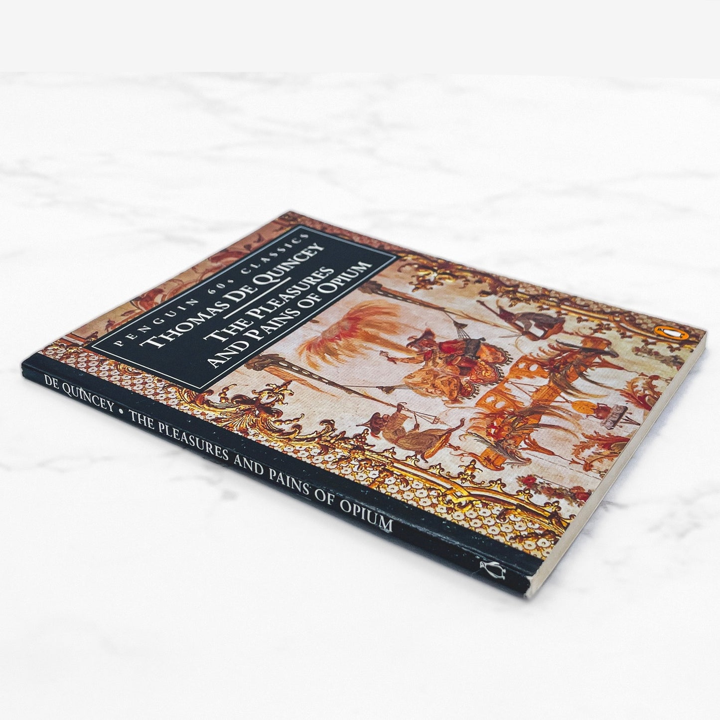 The Pleasures and Pains of Opium by Thomas de Quincey [U.K MINIATURE PAPERBACK] 1995 • Penguin Classics