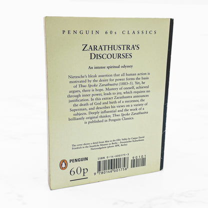 Zarathustra's Discourses by Friedrich Nietzsche [U.K MINIATURE PAPERBACK] 1995 • Penguin Classics
