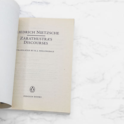 Zarathustra's Discourses by Friedrich Nietzsche [U.K MINIATURE PAPERBACK] 1995 • Penguin Classics