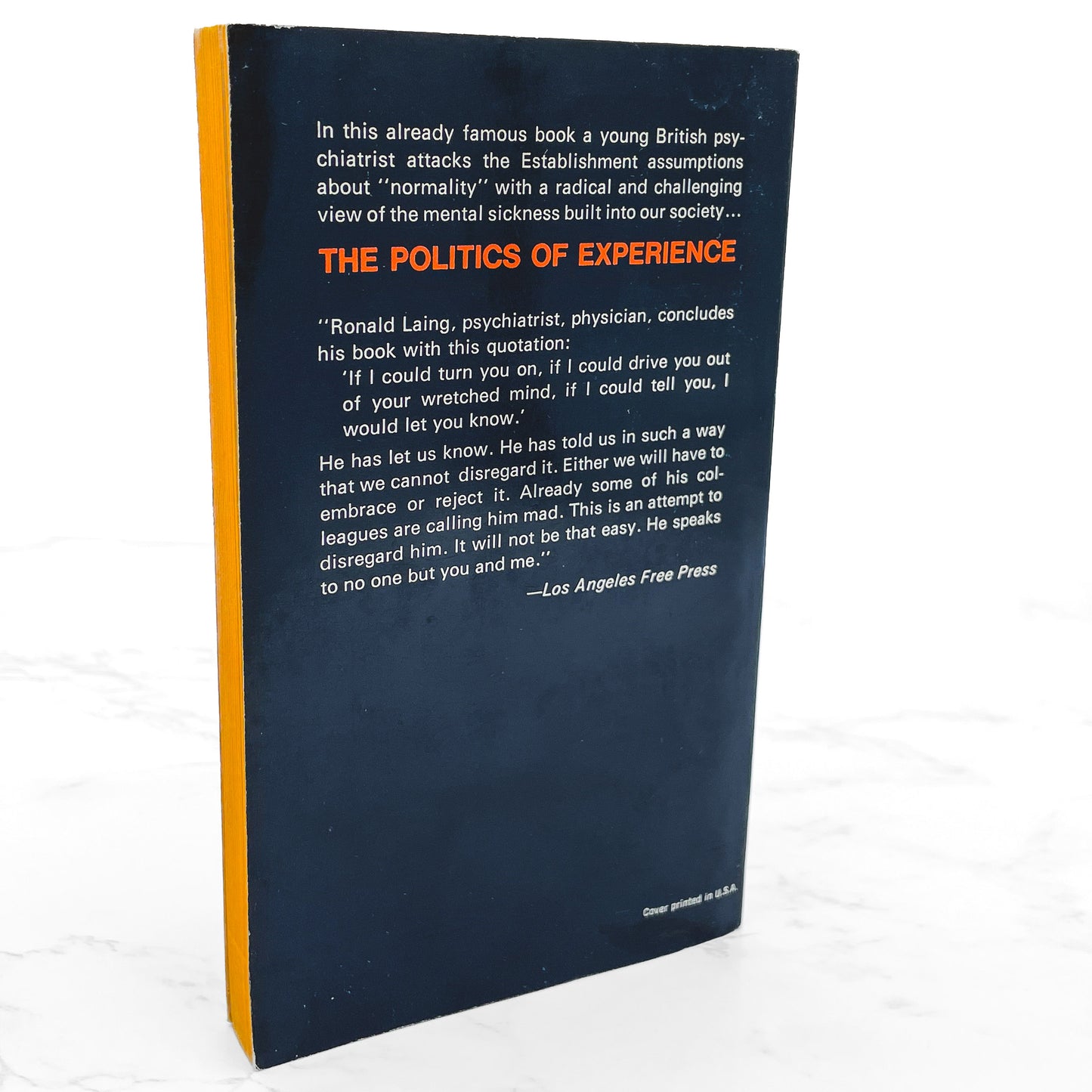 The Politics of Experience by R.D. Laing [FIRST PAPERBACK EDITION] 1970 • Ballantine