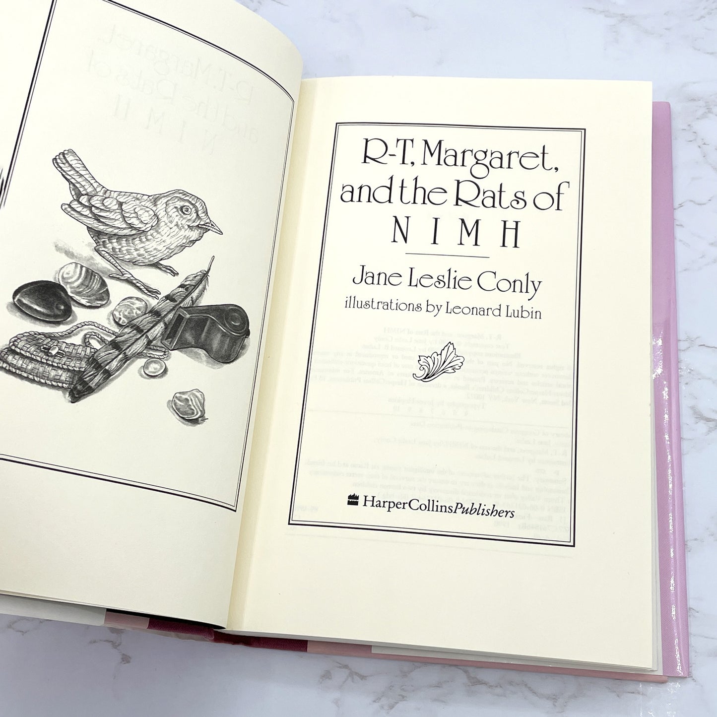 R-T, Margaret and the Rats of NIMH by Jane Leslie Conly [FIRST EDITION] 1990 • Harper Collins