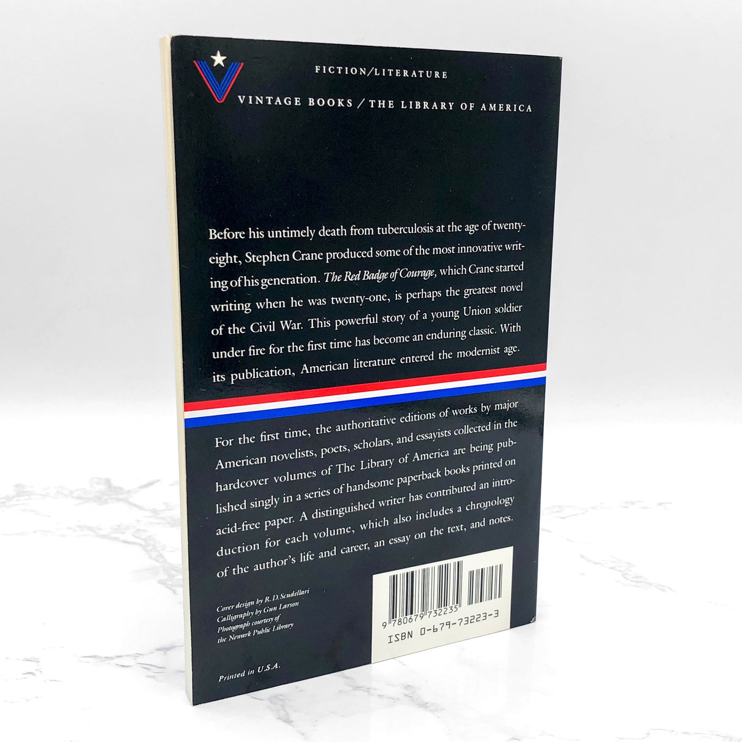 The Red Badge of Courage by Stephen Crane [TRADE PAPERBACK] 1990 • Library of America