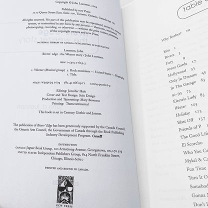 Rivers' Edge: The Weezer Story by John D. Luerssen [FIRST EDITION PAPERBACK] 2004 • ECW